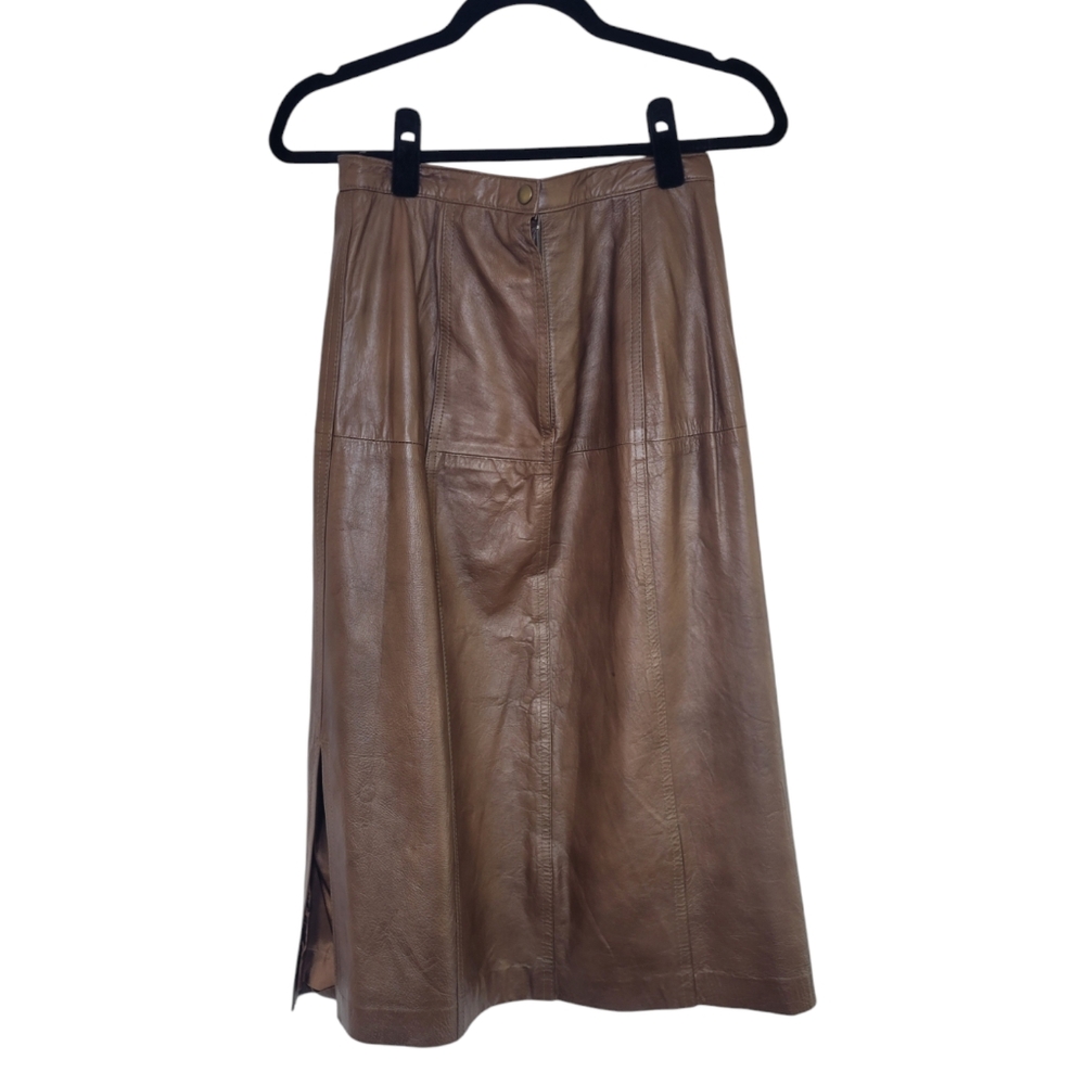 Vintage leather skirt